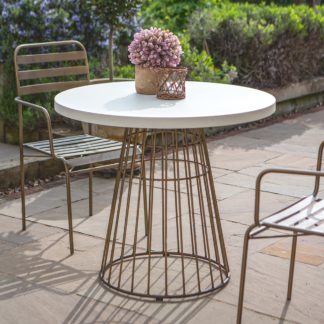 An Image of Greenwich Bistro Table Gold