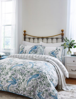 An Image of M&S Laura Ashley Pure Cotton Osterley Bedding Set