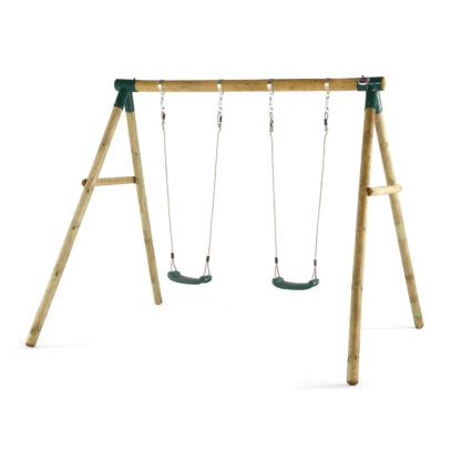 An Image of Plum Marmoset Wooden Swing Set