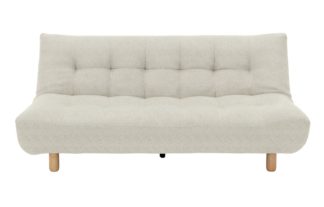 An Image of Habitat Kota 3 Seater Boucle Sofa Bed - Cream