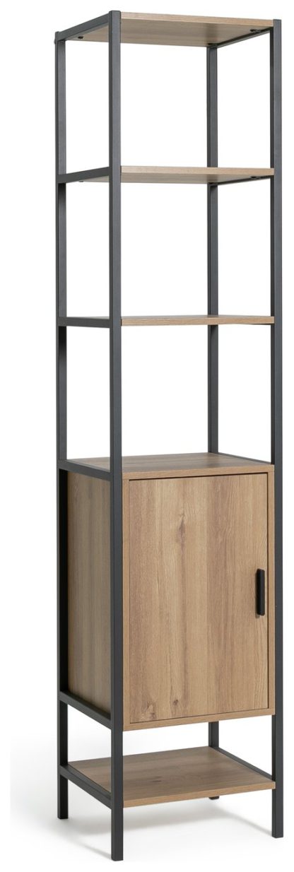 An Image of Habitat Loft Living Tall Boy - Oak