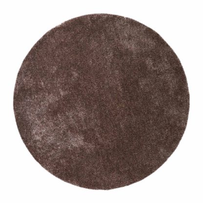 77525418ad5a3dcff2bfc62e944537351868d2ec581e36977c1ebf06c533b455.jpg An Image of Indulgence Circle Shaggy Rug Natural