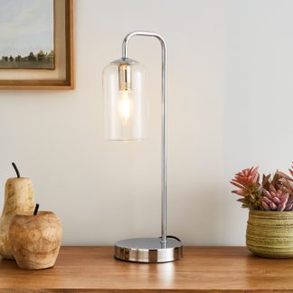 An Image of Palazzo Clear Table Lamp Clear
