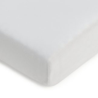 An Image of Habitat Kids Cotton Jersey Plain 2 Pack Fitted Sheet -Cotbed