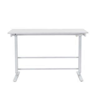 An Image of Murphy Wide Ergonomic Sit to Standing Desk White