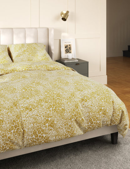 An Image of M&S Cotton Blend Floral Bedding Set