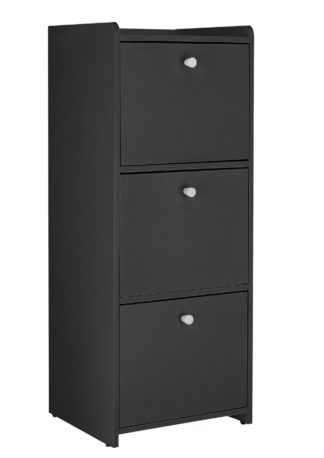 An Image of Argos Home Prime 3 Drawer Unit - Black