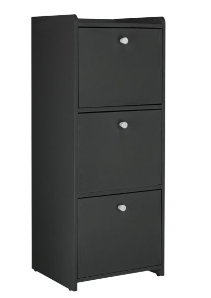 An Image of Argos Home Prime 3 Drawer Unit - Black