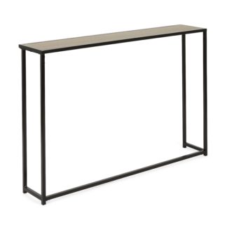An Image of Roland Rustic Wood Slim Console Table Wood (Brown)