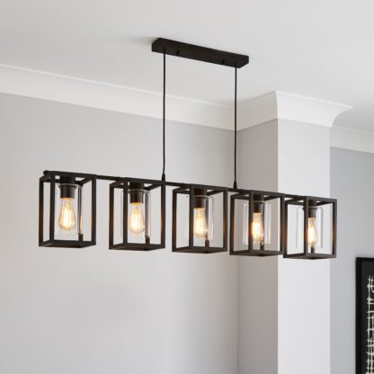 a6c38e28693948d737efa092ce32cc012f0b86fa51f0def1e5741017ce9a25dd.jpg An Image of London 5 Light Ceiling Fitting Bronze