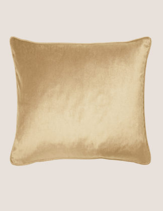 An Image of Laura Ashley Velvet Nigella Piped Cushion