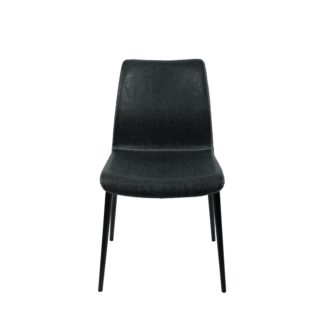 An Image of Venice PU Dining Chair Black