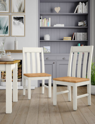 An Image of M&S Set of 2 Padstow Dining Chairs