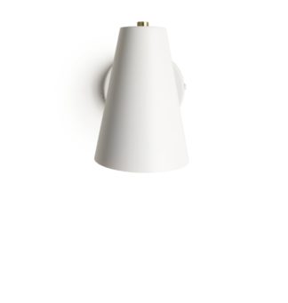 An Image of Habitat Vesper Cone Wall Light - White