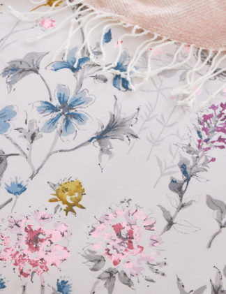 An Image of Laura Ashley Pure Cotton Floral Bedding Set