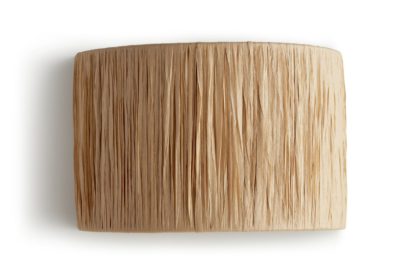 An Image of Habitat Tambre Raffia Wall Light - Natural