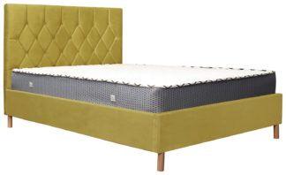 An Image of Birlea Loxley Double Bed Frame - Mustard