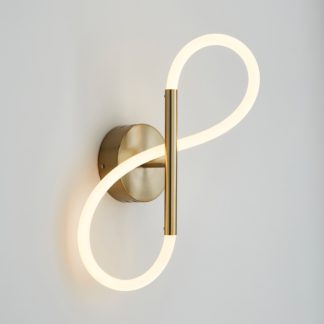 An Image of Flexi Integrated LED Wall Light 50cm Gold