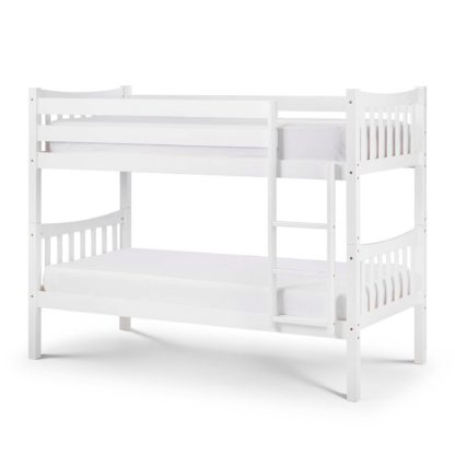 An Image of Zodiac White Bunk Bed White