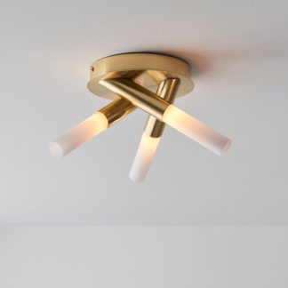 An Image of Lyla 3 Light Spotlight Gold