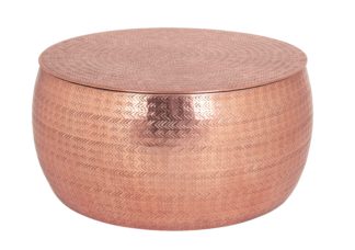 An Image of Habitat Sona Coffee Table - Rose Gold