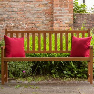 An Image of St Andrews 3 Seater Folding Bench Natural
