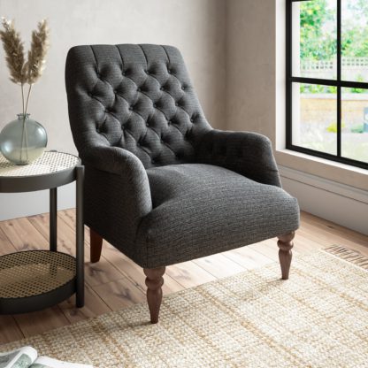 An Image of Bibury Textured Weave Armchair Textured Weave Graphite