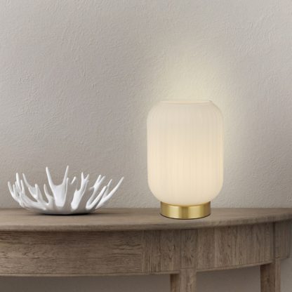 An Image of Pearl Frosted Table Lamp