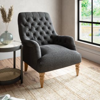 An Image of Bibury Textured Weave Armchair Textured Weave Graphite