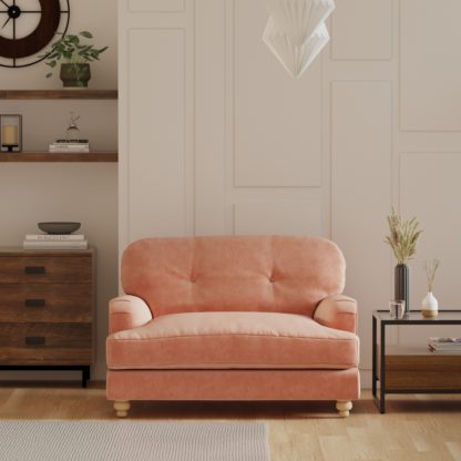 8751ab1b18649766d9422d371ae047b89861b87cff65c75bcdd59fc5aeab7972.jpg An Image of Martha Vintage Velvet Snuggle Chair Dove (Grey)