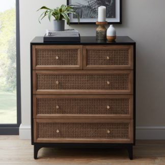 An Image of Franco 5 Drawer Chest Black