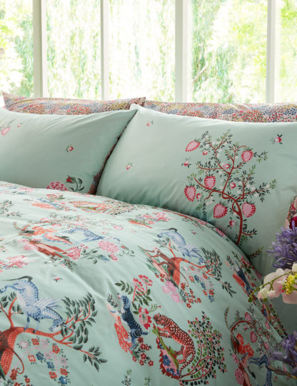 c658c5d7fbef4cdd4b1341803c8a209e483d90e928ce215e81647cba3ece9528-2.jpg An Image of Cath Kidston Pure Cotton Painted Kingdom Bedding Set