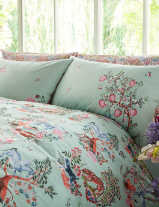 An Image of Cath Kidston Pure Cotton Painted Kingdom Bedding Set