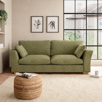 An Image of Blakeney Cosy Marl 4 Seater Sofa Cosy Marl Soft Granite