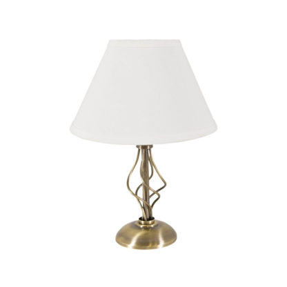 An Image of Darcie Antique Brass Table Lamp