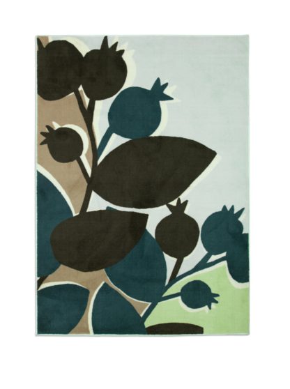 An Image of Habitat Skandi Floral Rug - Multi - 120x170cm