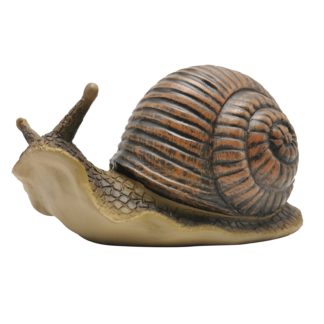 An Image of Lifelike Snail Garden Ornament