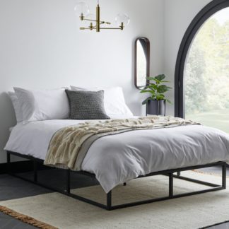 An Image of London Bed Black