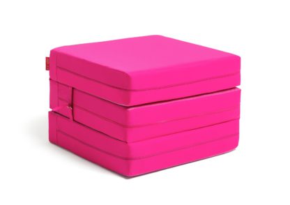 An Image of Argos Home Single Mattress Cube - Funky Fuchsia