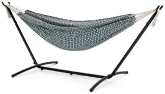 An Image of Habitat Metal Hammock - Boho