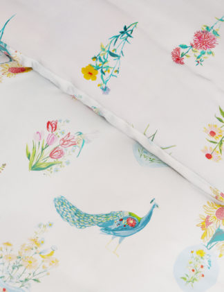 An Image of M&S Cotton Rich Floral Bedding Set