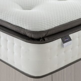 An Image of Silentnight Geltex 1000 Pocket Pillow Top Mattress-Superking