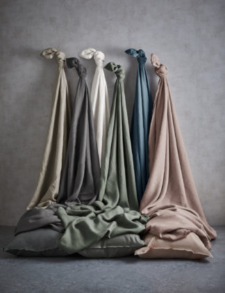 An Image of M&S Pure Linen Bedding Set