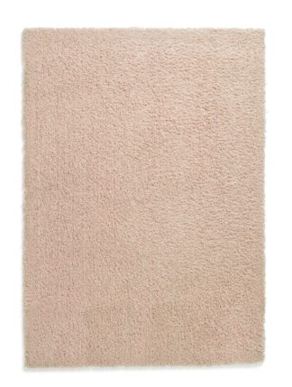 An Image of Habitat Recycled Cosy Plain Shaggy Rug - 80x150cm - Pink