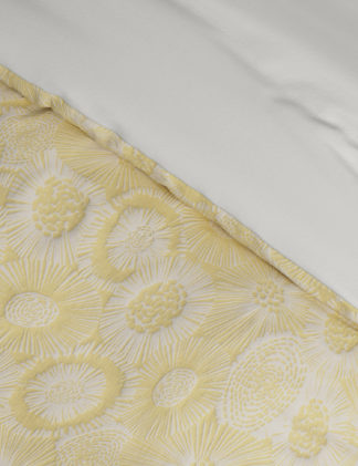 An Image of M&S Pure Cotton Sunburst Jacquard Bedding Set
