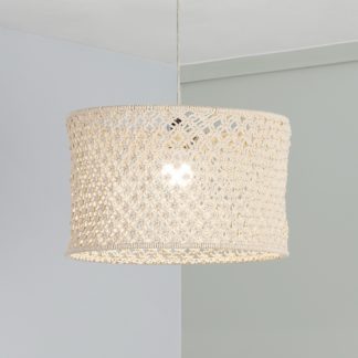 An Image of Macrame 44cm Easy Fit Light Shade