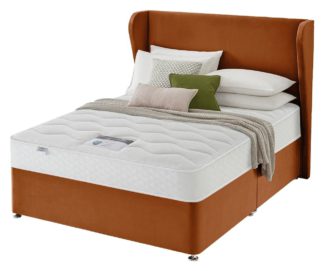 An Image of Silentnight 1000 Pocket Eco Double Divan Bed- Amber