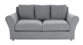 An Image of Habitat Carrie Fabric Sofa Bed - Grey