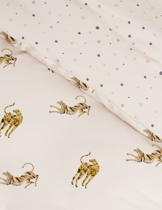 An Image of M&S Cotton Rich Leopard Bedding Set