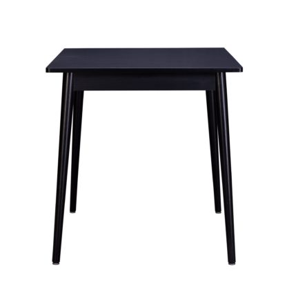 An Image of Leo Square Dining Table Black